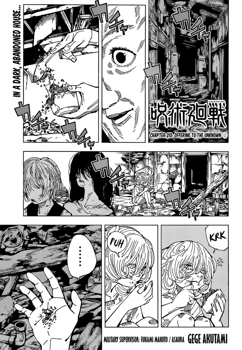 Jujutsu Kaisen Chapter 210 image 01